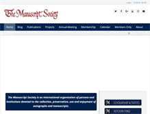 Tablet Screenshot of manuscript.org